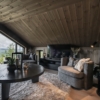 157. Hytteinspirasjon. Hytteinteriør fra loftstua i hytte Geilo 1-206 på Nesfjellet