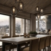 51. Spiseplass. Hytteinspirasjon – Hytteinteriør. Fritidsbolig TTH Kvitfjell 222.