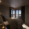 60. Hytteinspirasjon. Hytteinteriør soverom. Hyttemodell TTH Kvitfjell 222